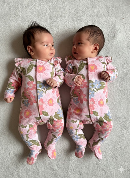 Flowers Fancy 10/8-Jumpsuits