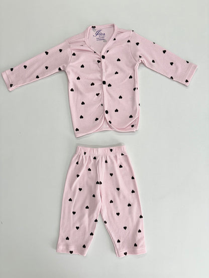 Full sleeve with pink heart in Jabla