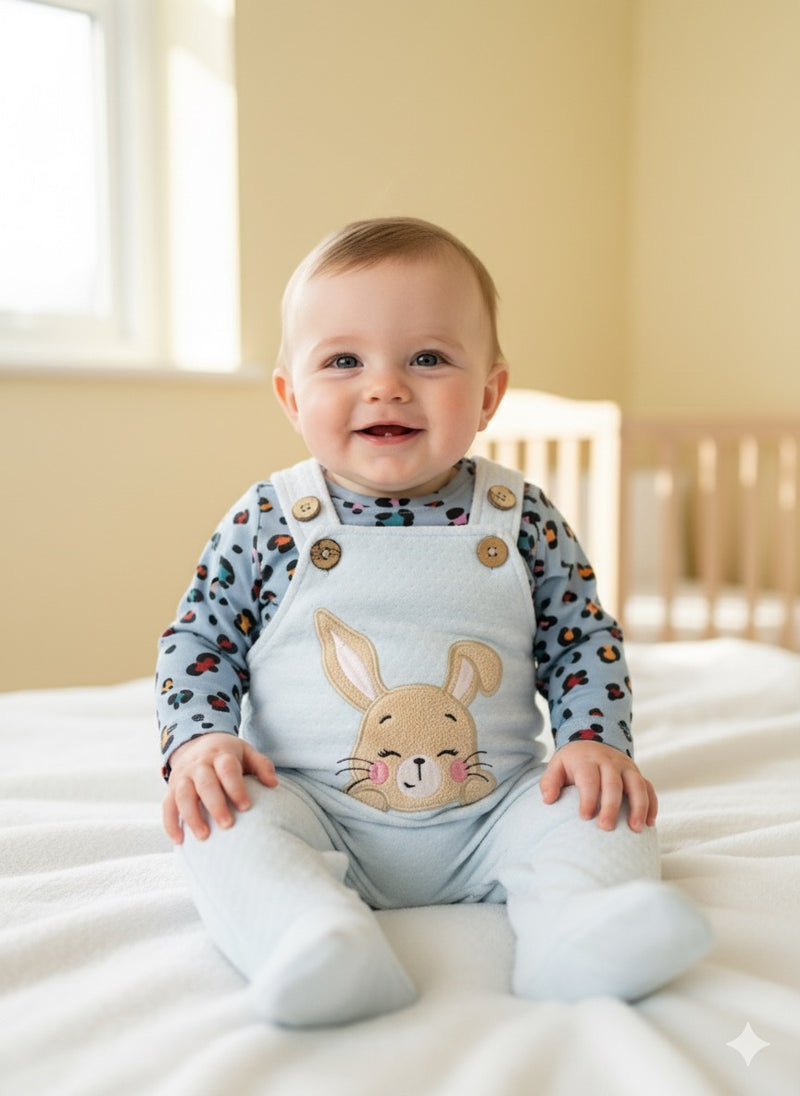 Sky blue - Full Sleeve Dungaree