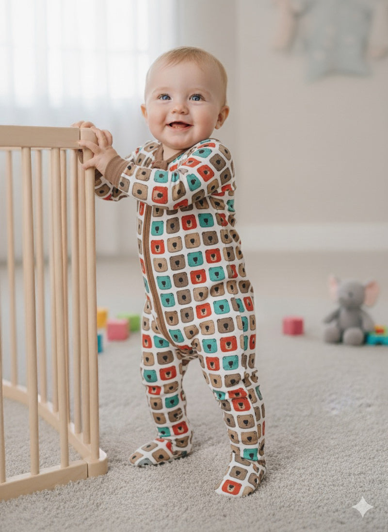 Mini Checks -Baby Full Jumpsuits