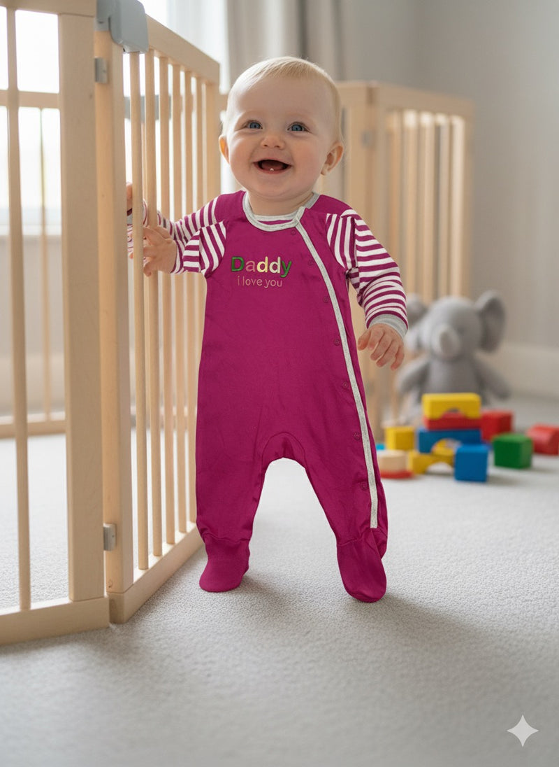 Daddy I love you- Baby full Jumpsuits