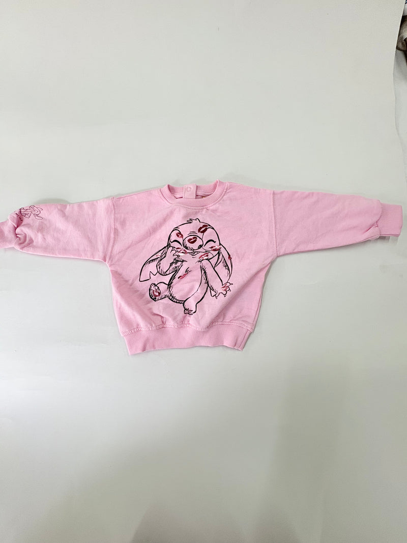 Light pink rabbit - sweater