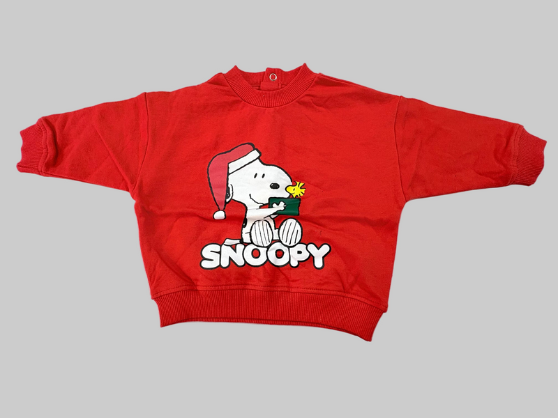 Red SNOOPY - sweater