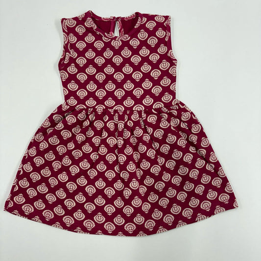 Maroon- Baby Frock