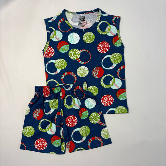 Circles - Sleeveless co-ords