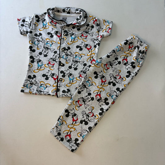 Mickey - Kids Collar Night Suit