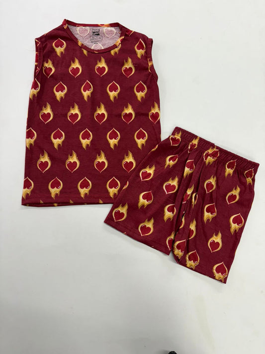 Hearts - Sleeveless co-ords