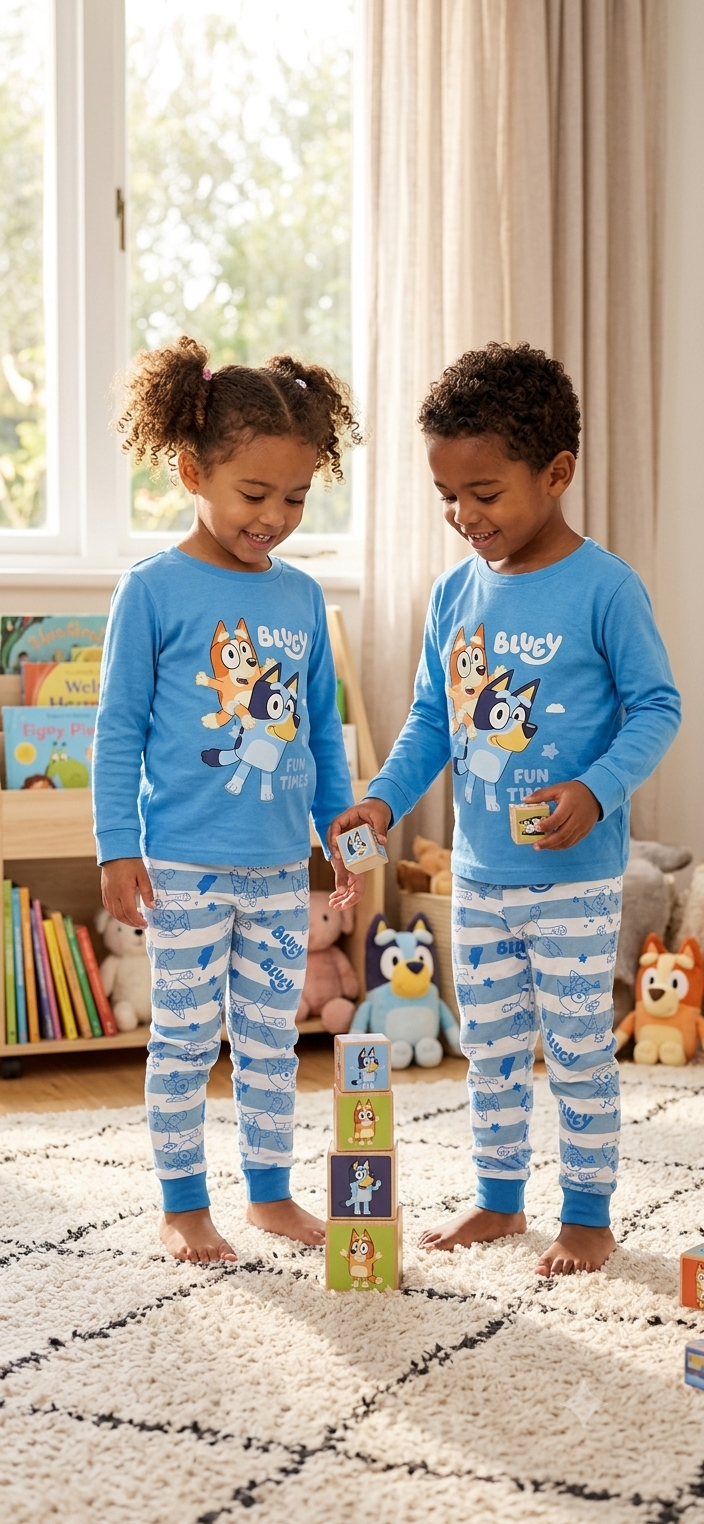 Bluey-Full Sleeve Pajama Set