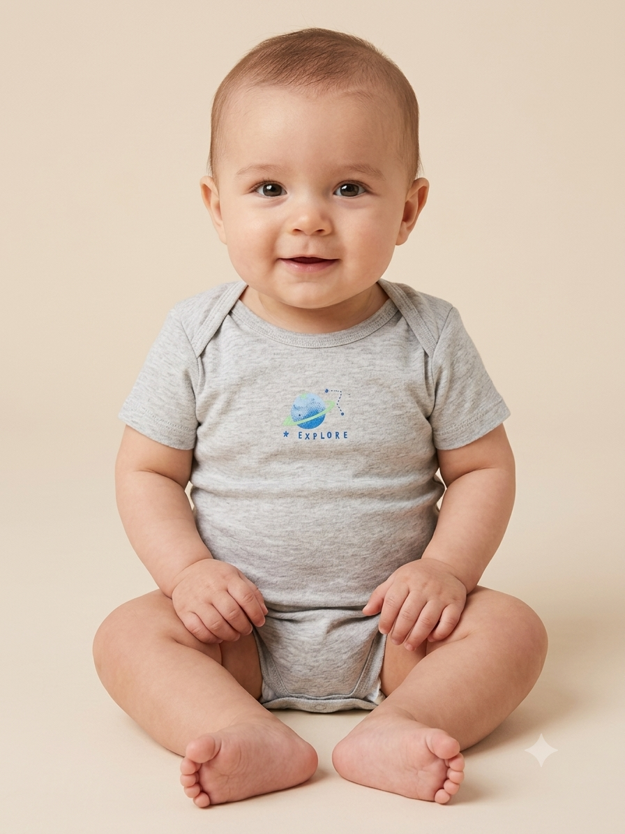 Grey jupiter half sleeve Baby romber