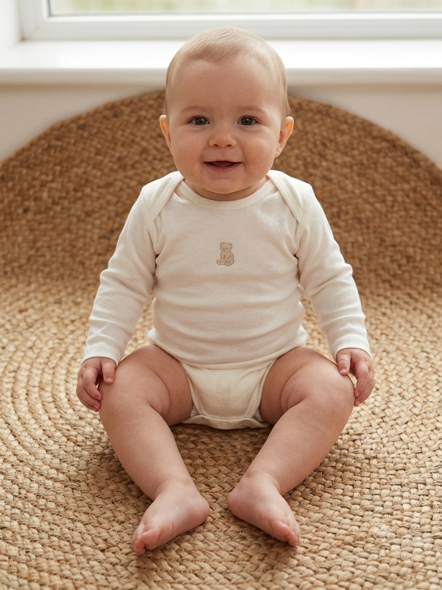 Half white teddy 🧸 Baby romber