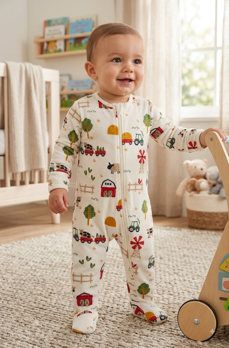 White 🌲 tree House 🏡 rabbit 🐰 With shoe baby high quality jumpsuit