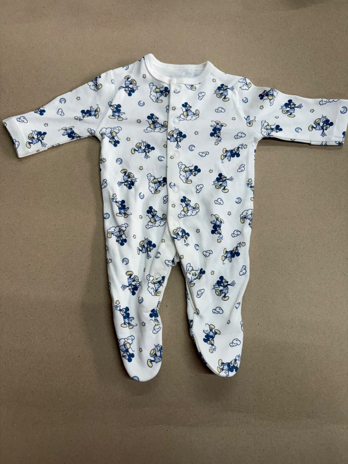 white mickey -Baby High quality jumpsuit