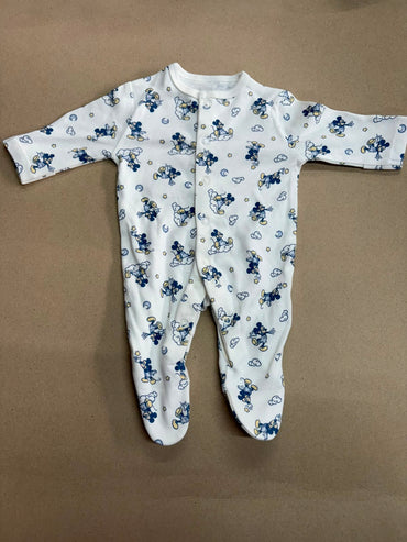white mickey -Baby High quality jumpsuit