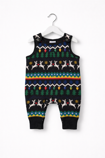 Muliti color with deer disign-Baby Jumpsuits