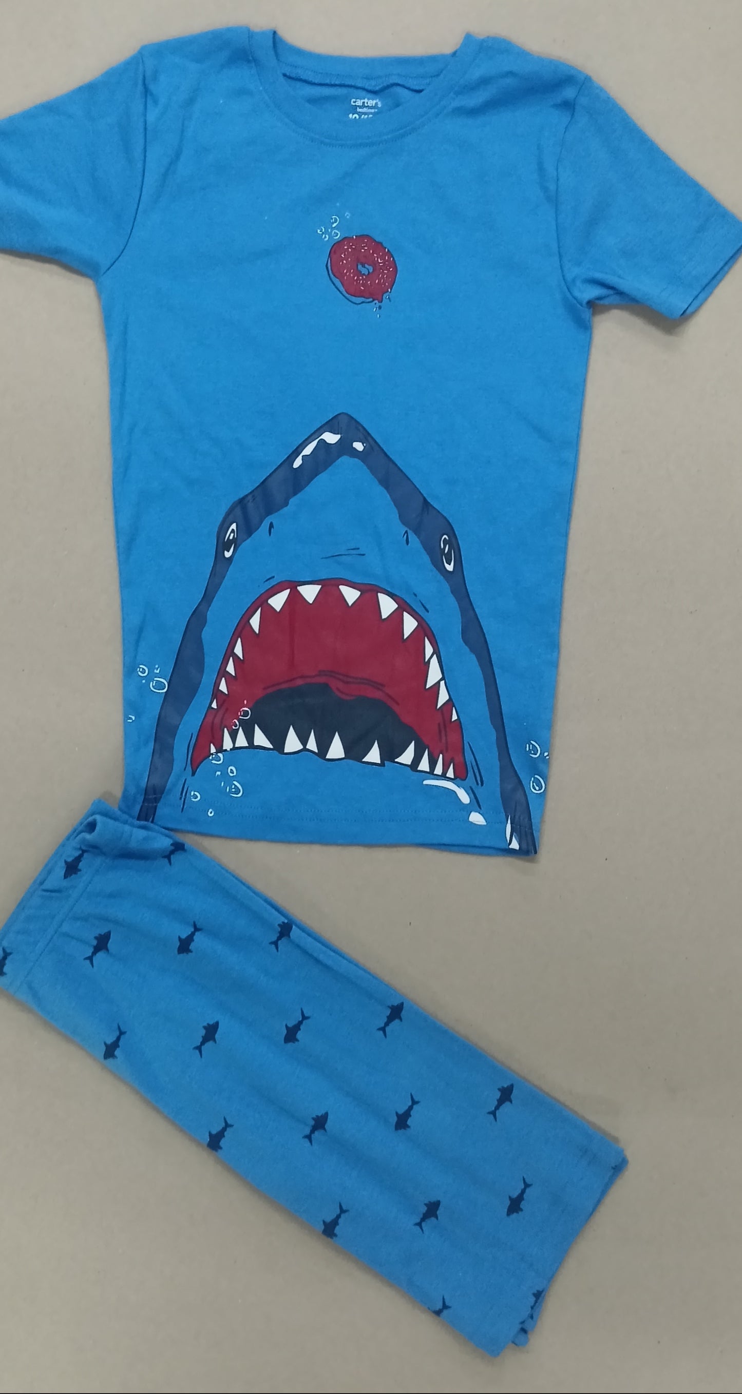 Navy fish Kids premium co ords set