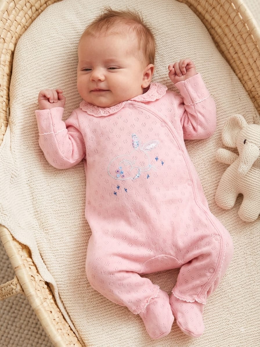 Baby pink rabbit -Jumpsuits