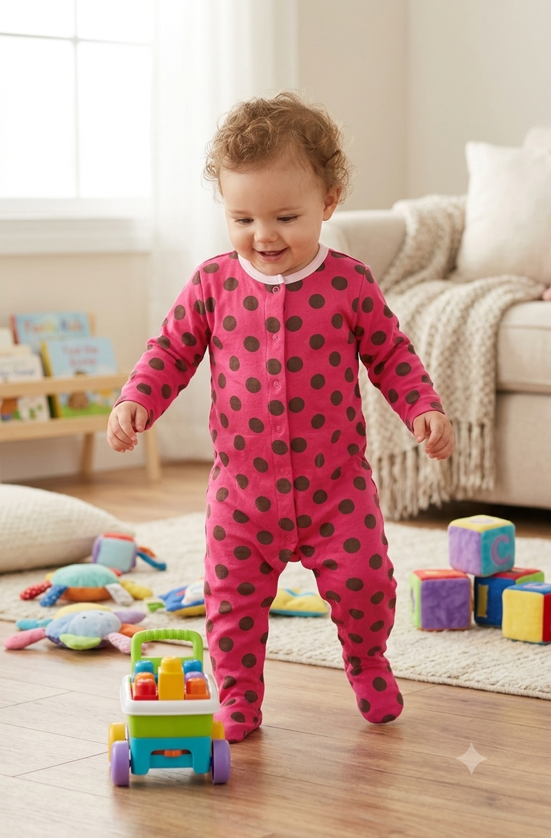 Red & black circle  with shoes Baby high quality jumpsuit