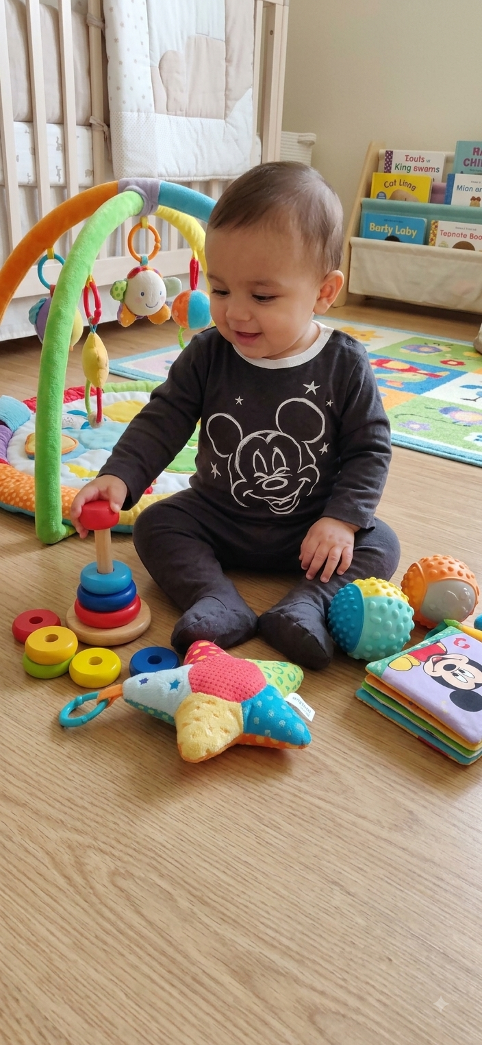 Grey Mickey -Baby High quality jumpsuit