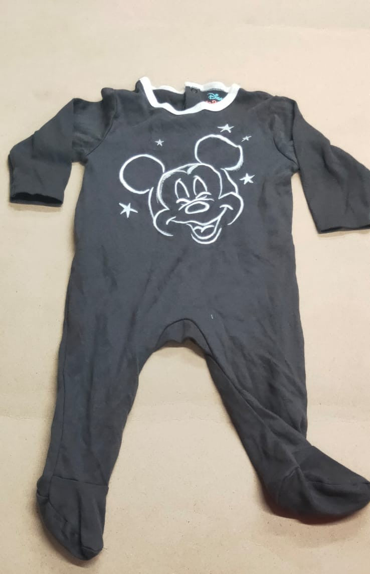 Grey Mickey -Baby High quality jumpsuit