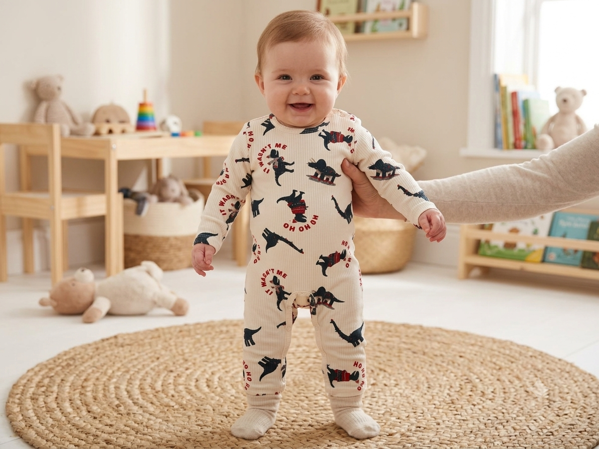 Half white dino Baby High quality jumpsuit