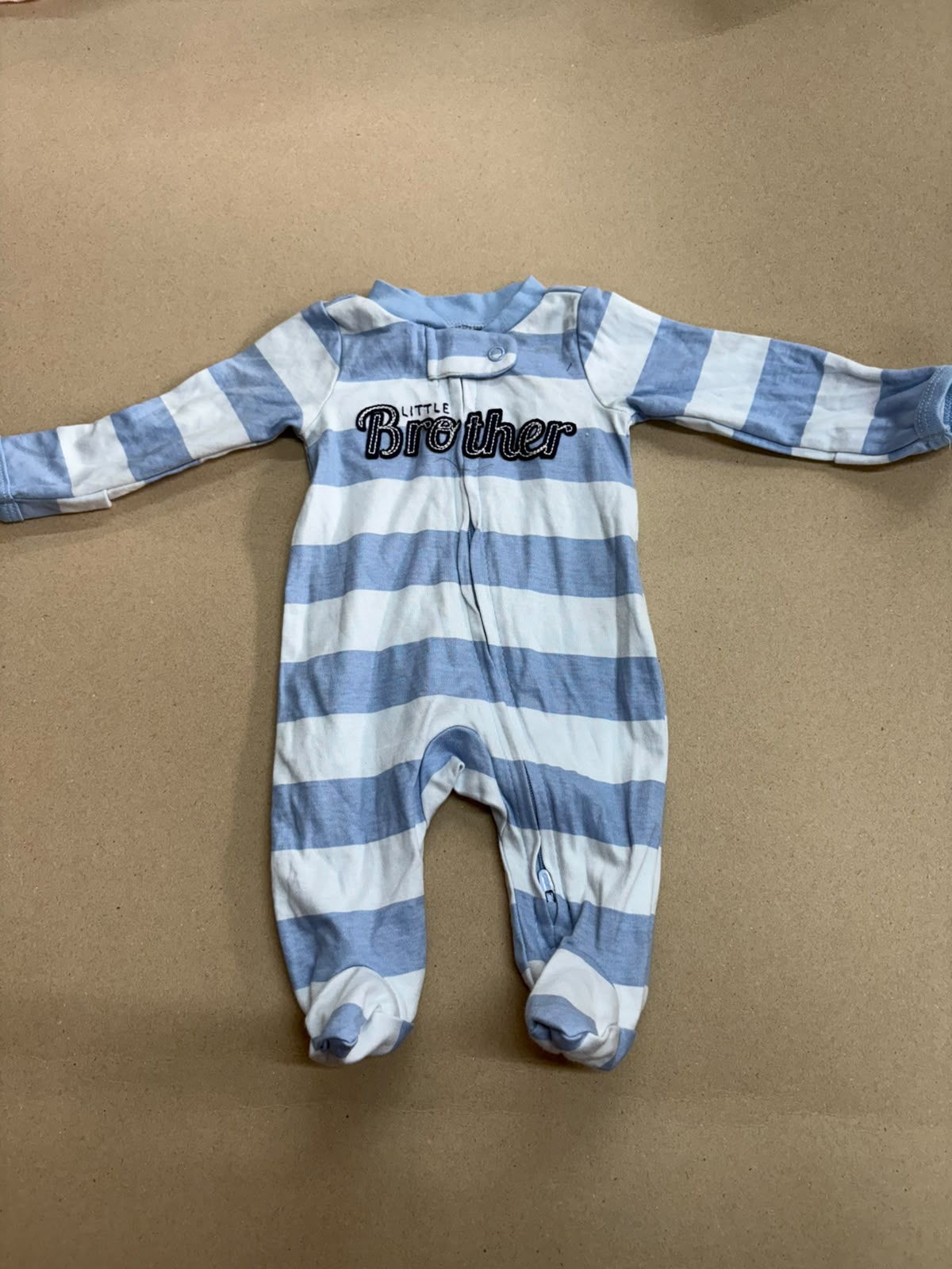 little brothers with shoe(zipper)-Baby full jumpsuit