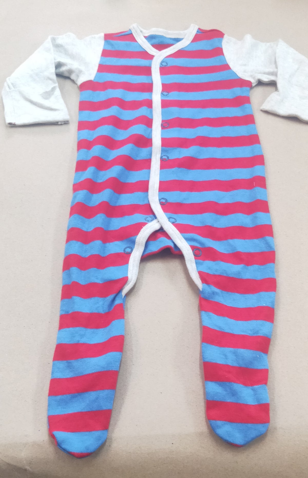 Red blue line with shoe Baby High quality jumpsuit