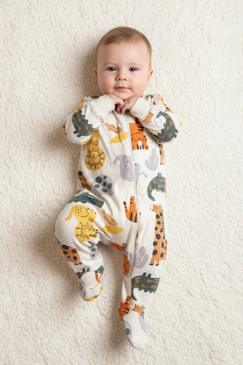 Animals 🐅🐊🦒- Baby Jumpsuits