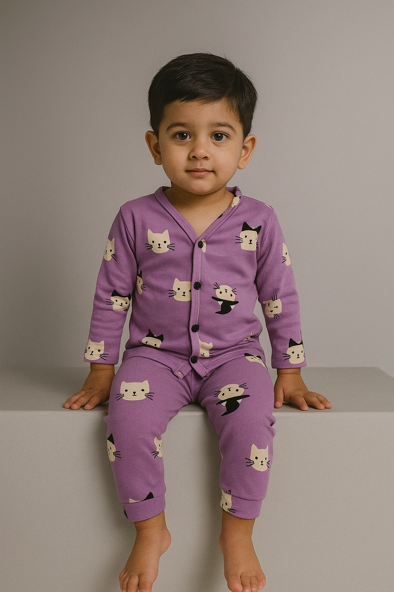 Full Sleeve Jabla.IN-013:lavender Jabla Pants