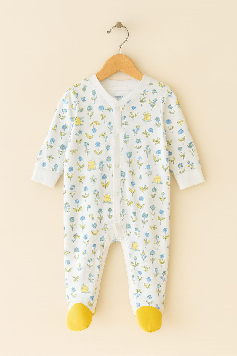 White with Yellow tree -Jumpsuits High Quality