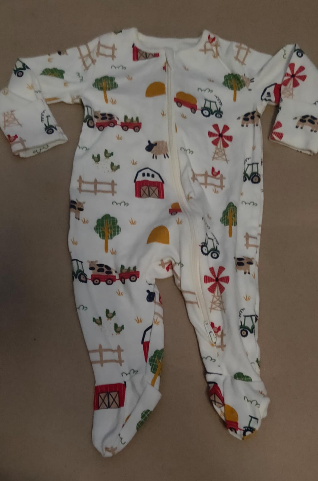 White 🌲 tree House 🏡 rabbit 🐰 With shoe baby high quality jumpsuit