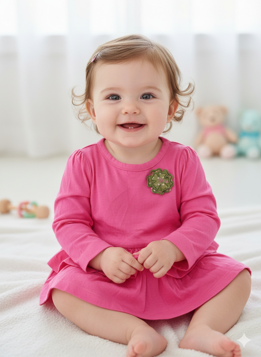 Pink- Baby Full Sleeve Top