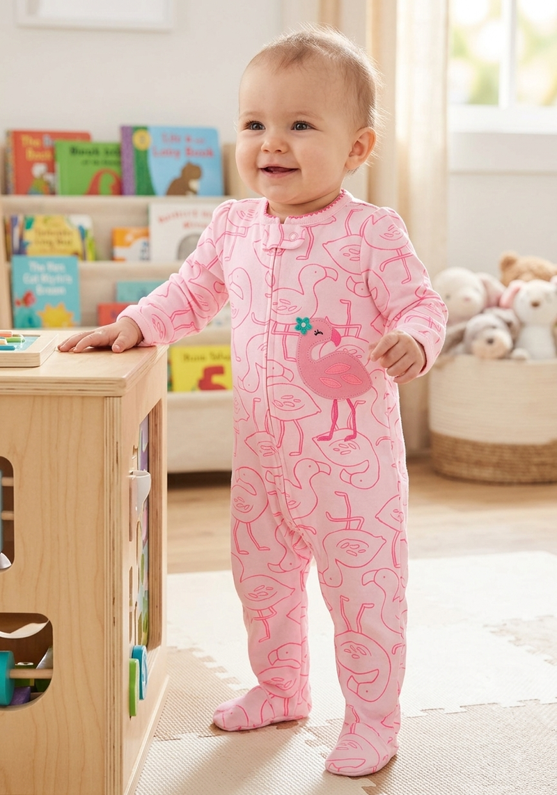Baby pink duck -With shoe baby high quality jumpsuit