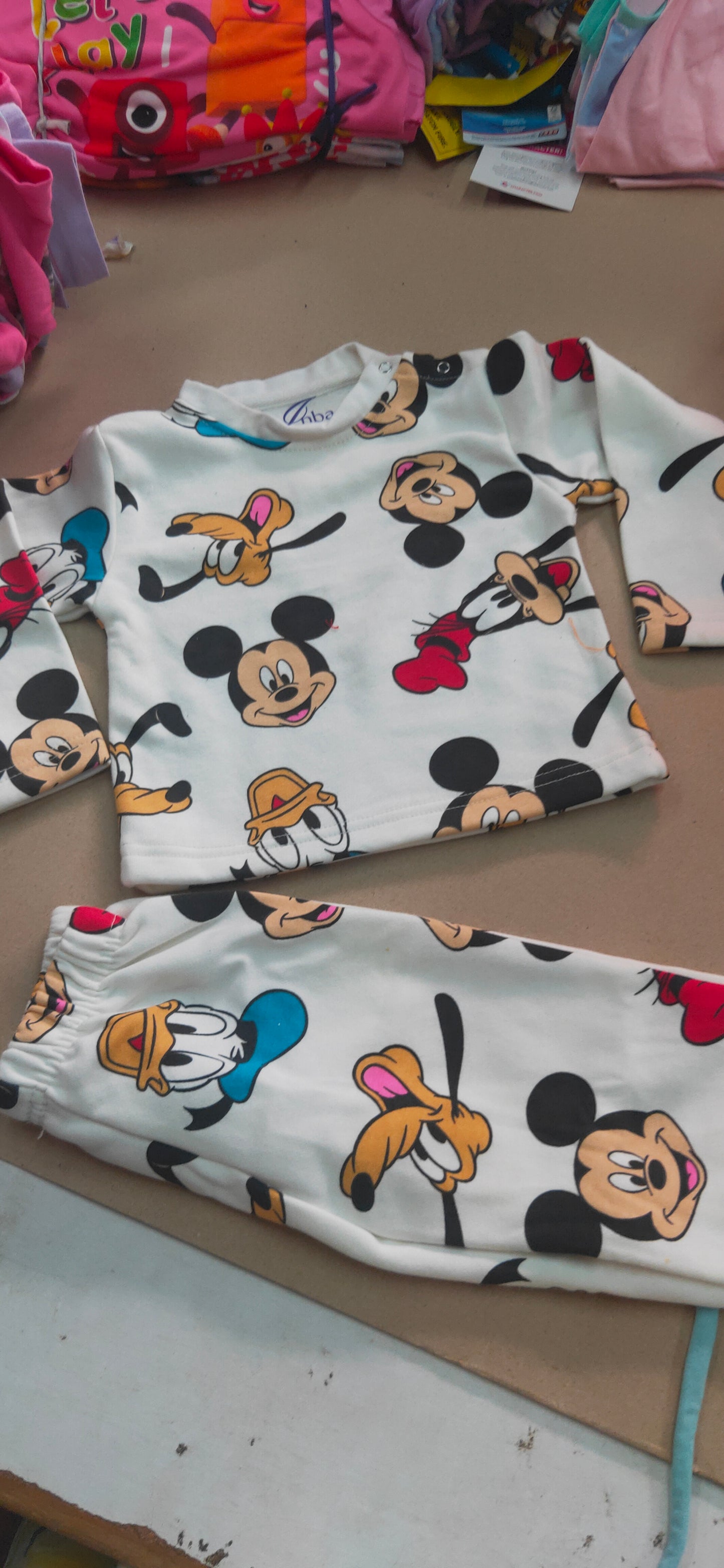 Mickey Mouse Co-ord sets Full (snap button)