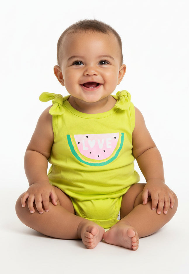 Light green watermelon 🍉 -Baby Romper
