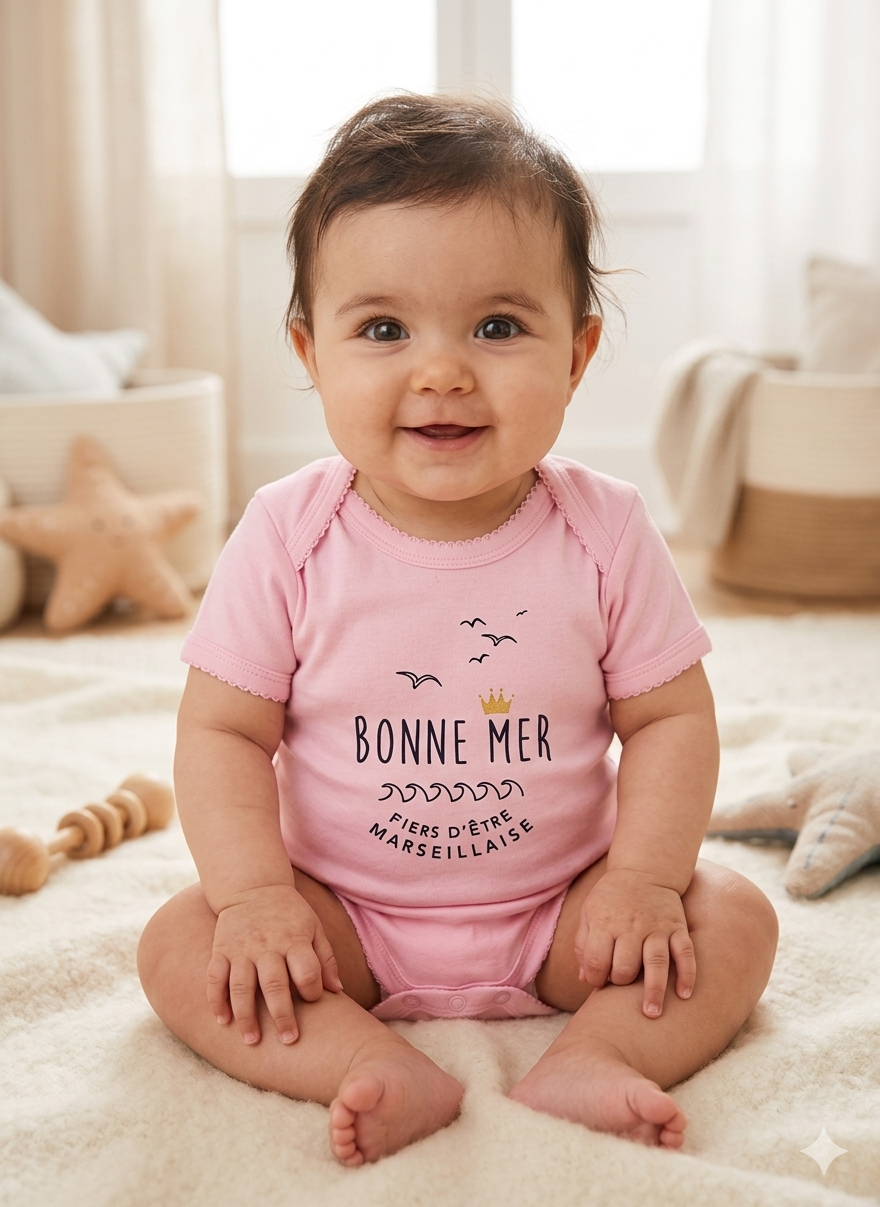 Pink BONNE MERl - Baby Romper
