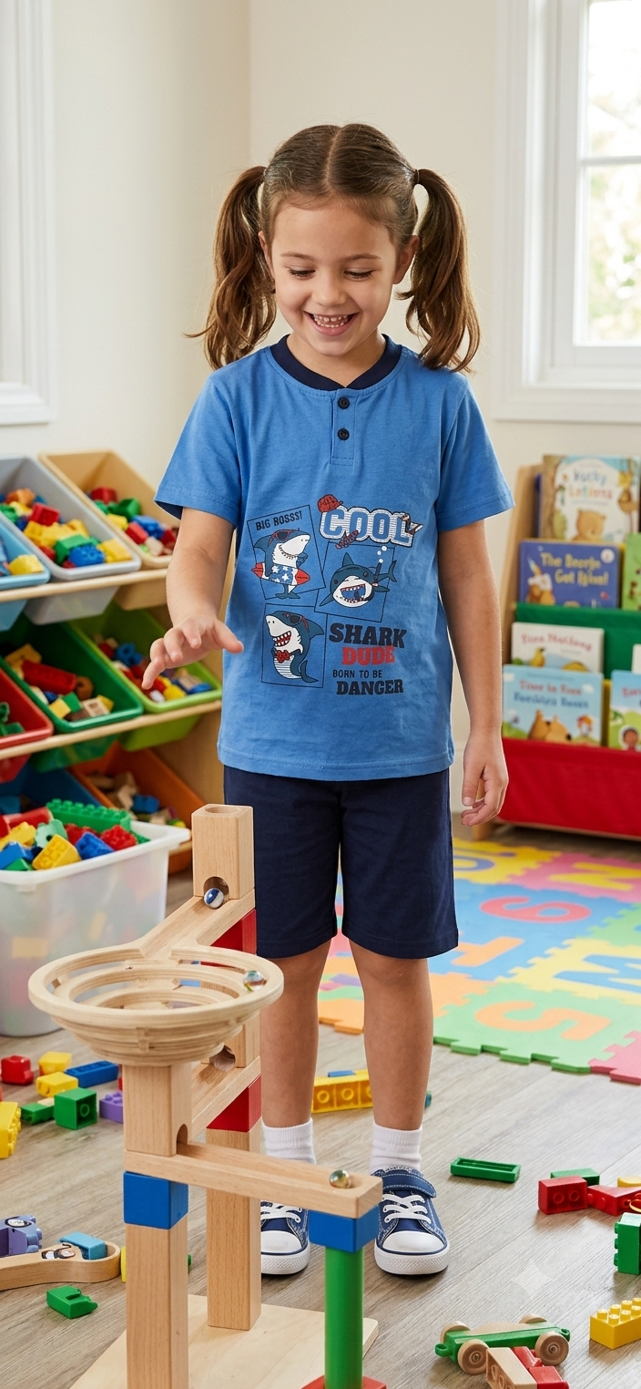Kids half Sleeve shorts Set
