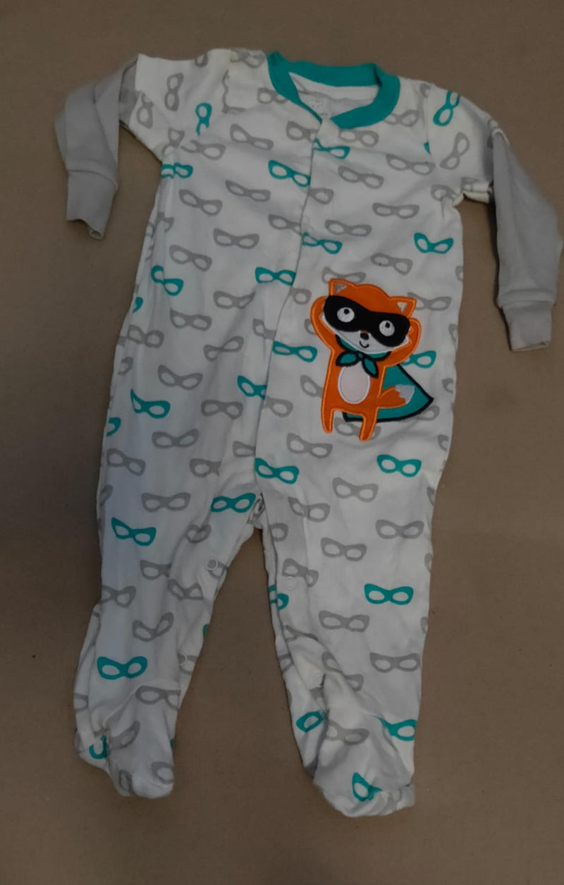 White & blue grey glasses fog 🦊 with shoe Baby high quality jumpsuit