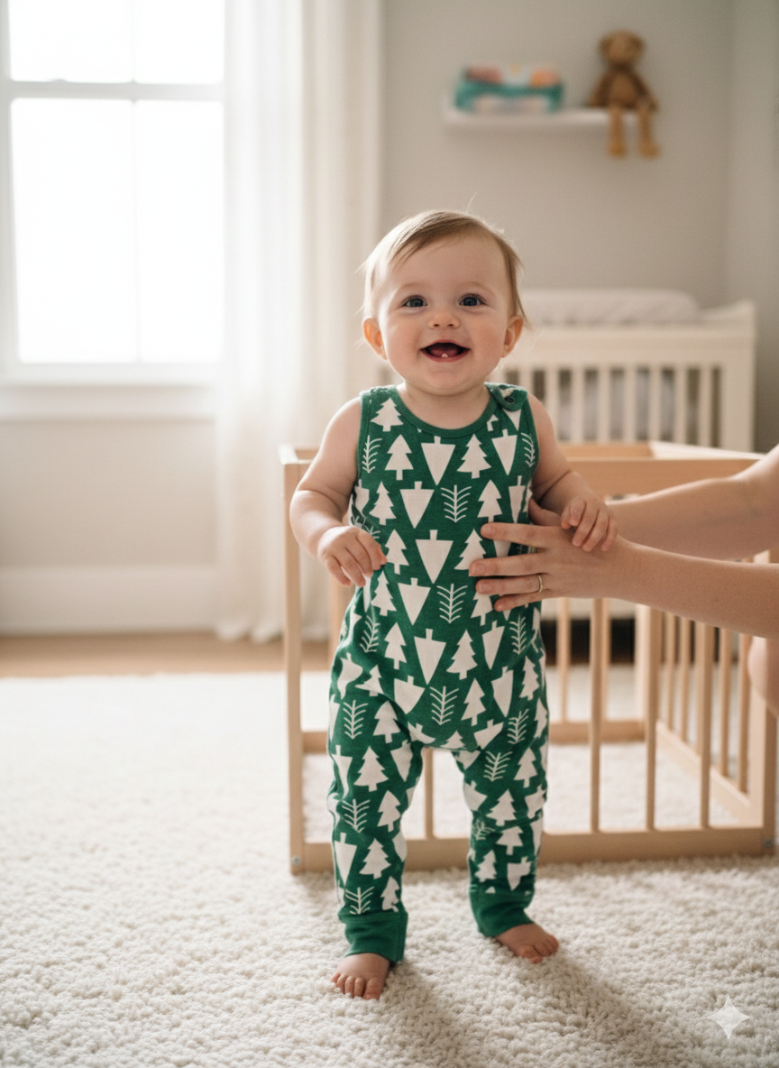 Green -High Quality Baby Jumpsuit