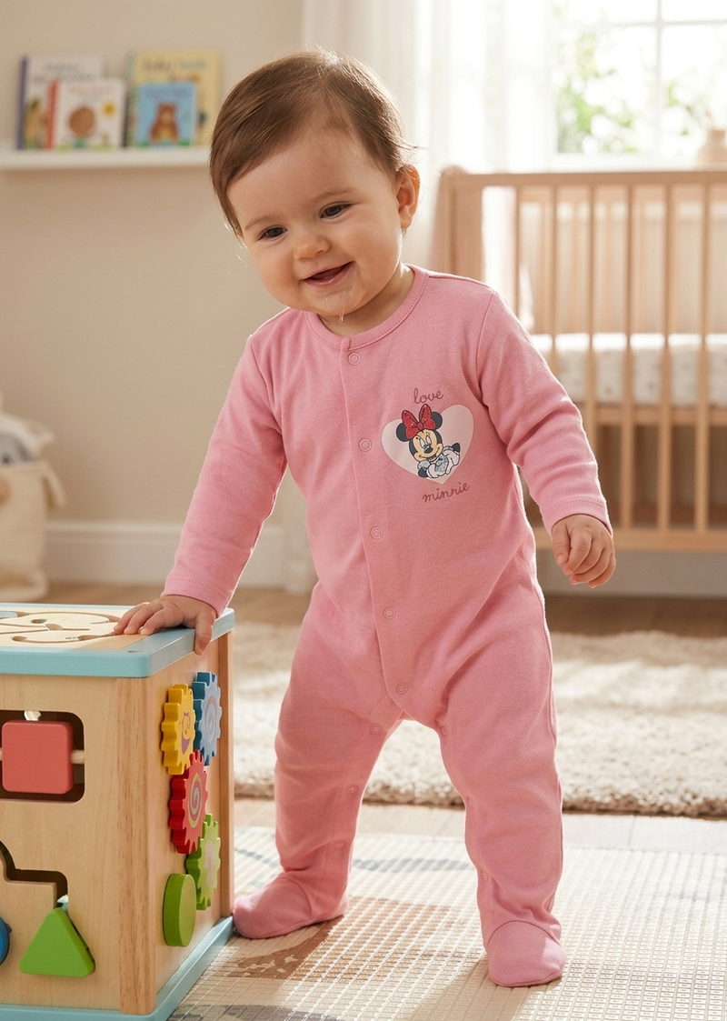 Pink mickey Baby full baby high quality jumpsuit