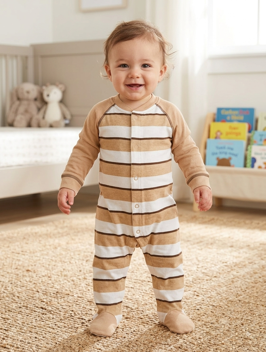 Coffe brown & white With shoes baby high quality jumpsuit