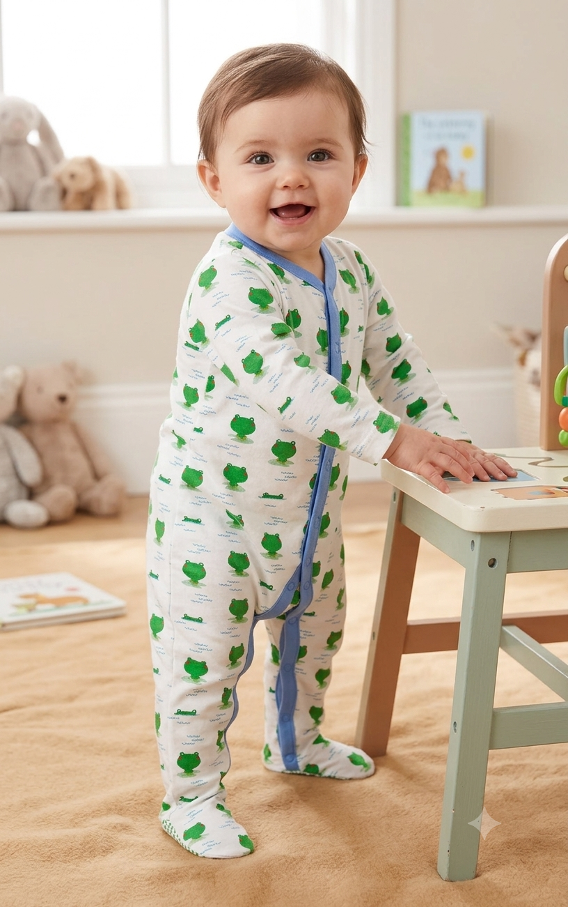 White green fog 🐸Baby high quality jumpsuit