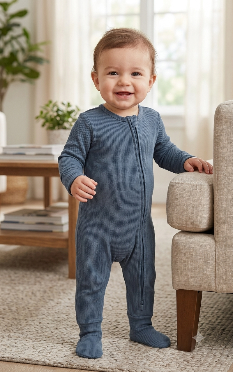 Dark grey (zipper )Baby High quality jumpsuit