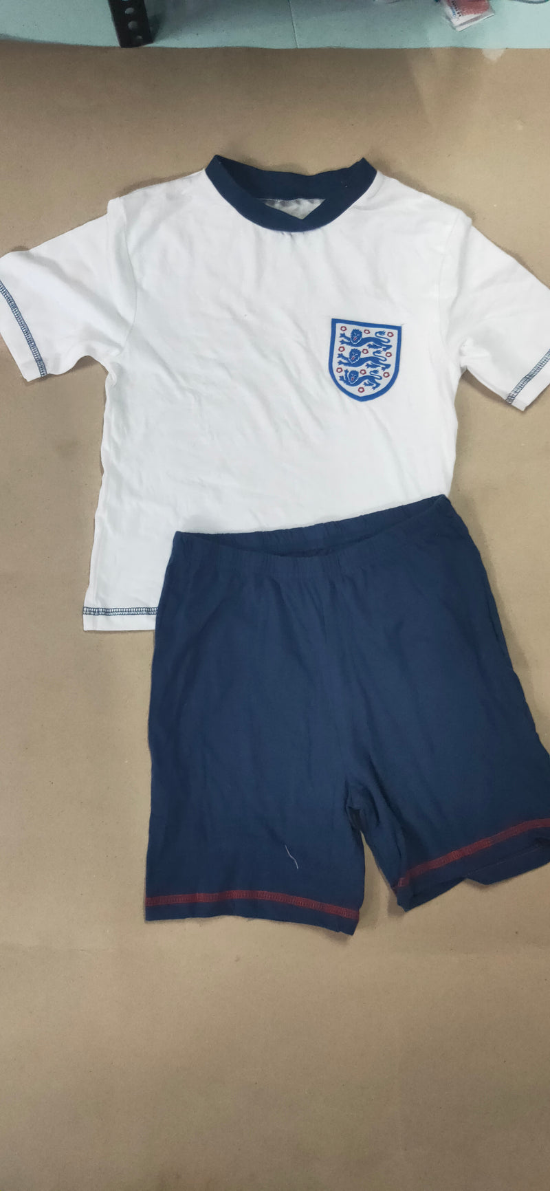 White with navy-Kids Co-Ord Set premium quality