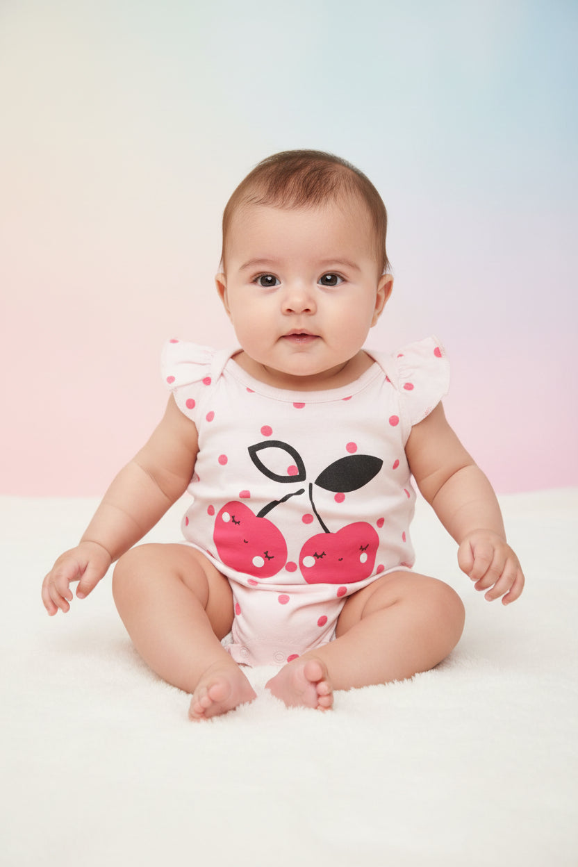 Red Cherry Baby High Quality half Jumpsuits