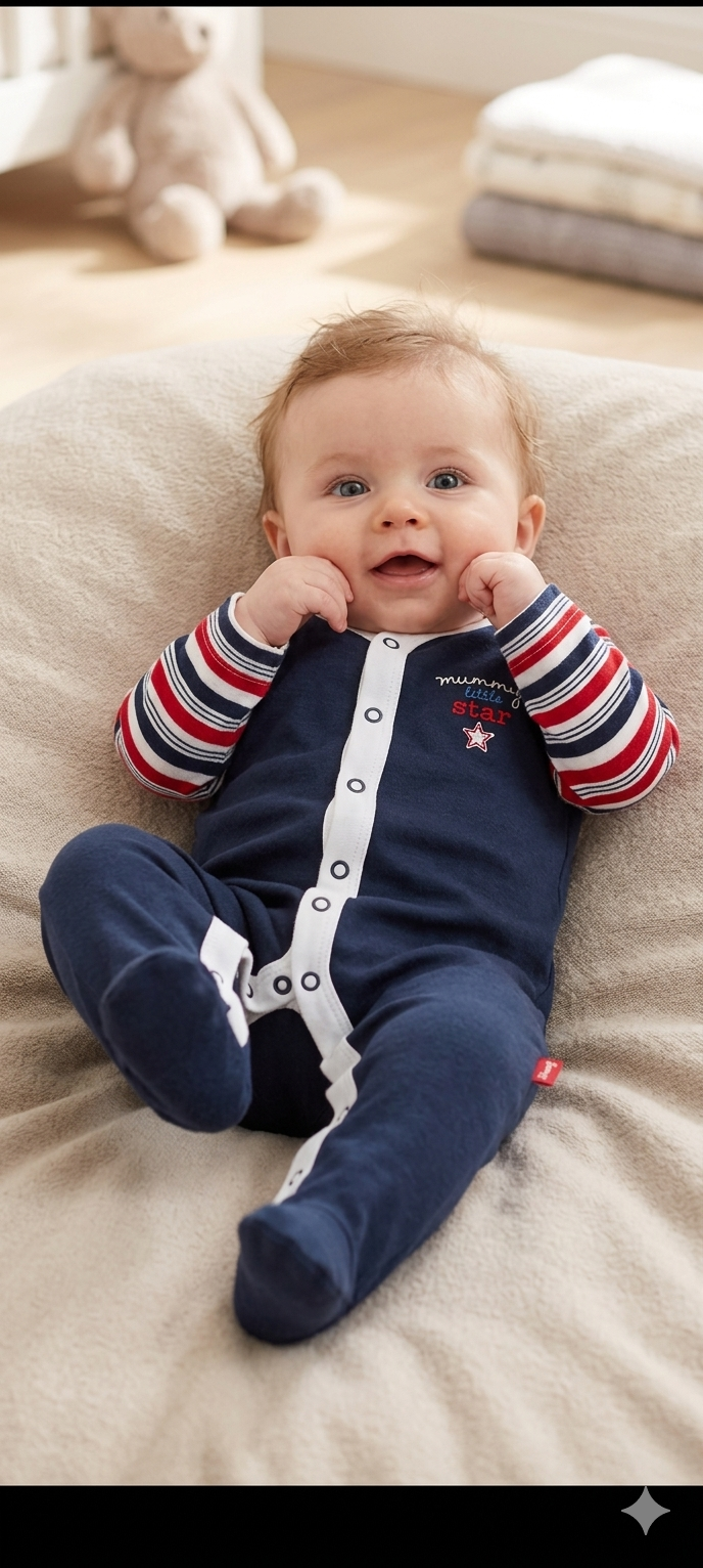 Mummy  little star-Baby Jumpsuits