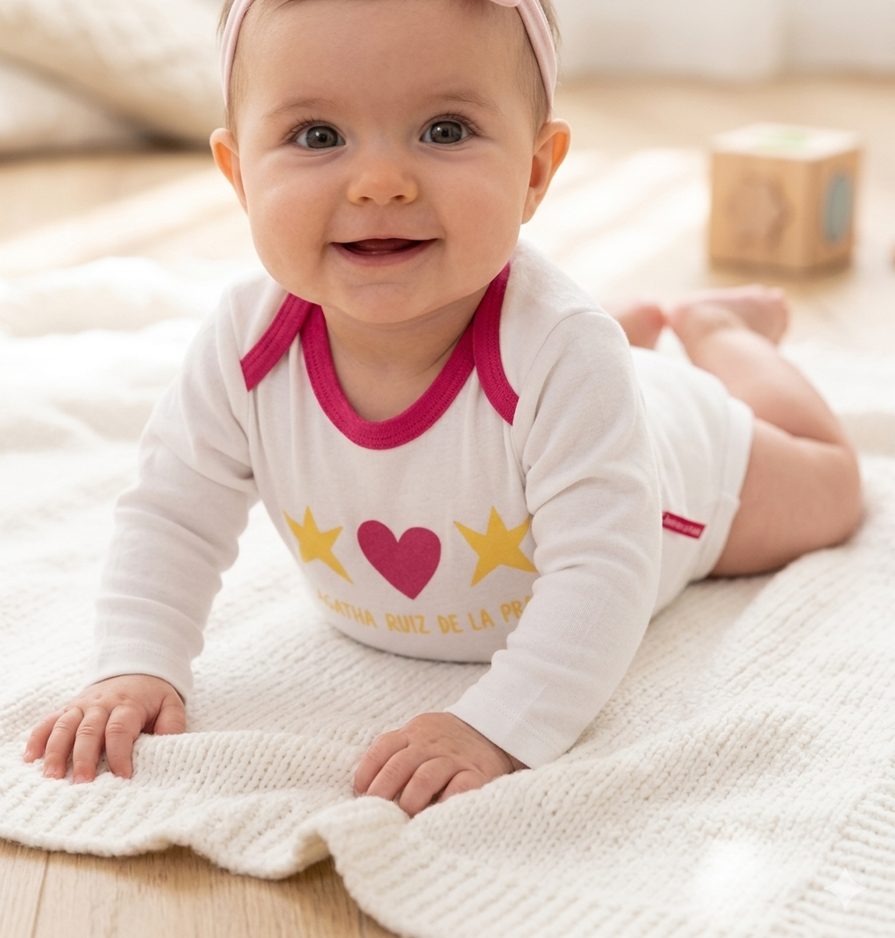 White with pink 🩷 Baby Romper