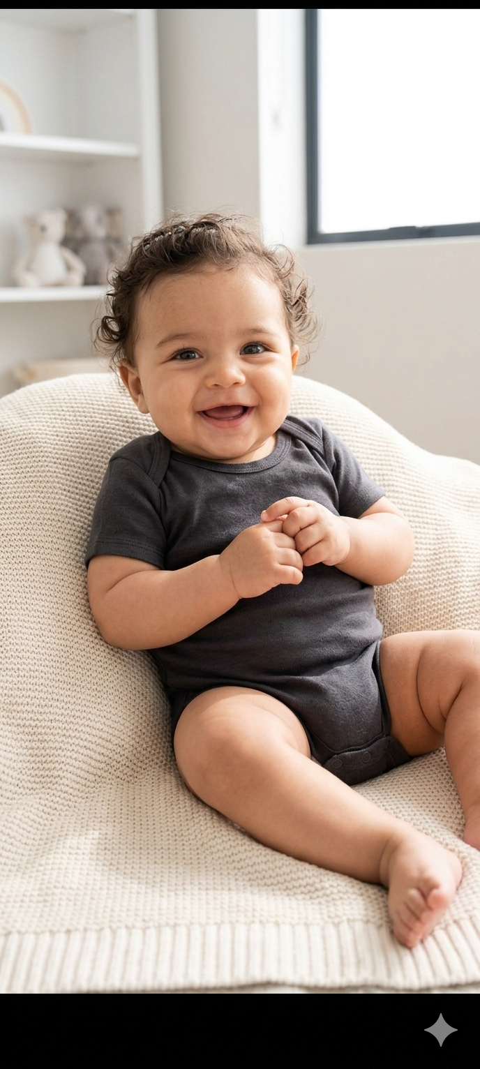 Navy -Baby full sleeve Romper