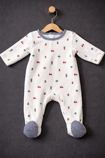 Red car-Baby full Jumpsuits