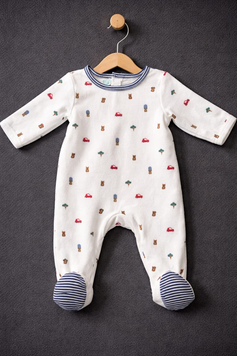 Red car-Baby full Jumpsuits