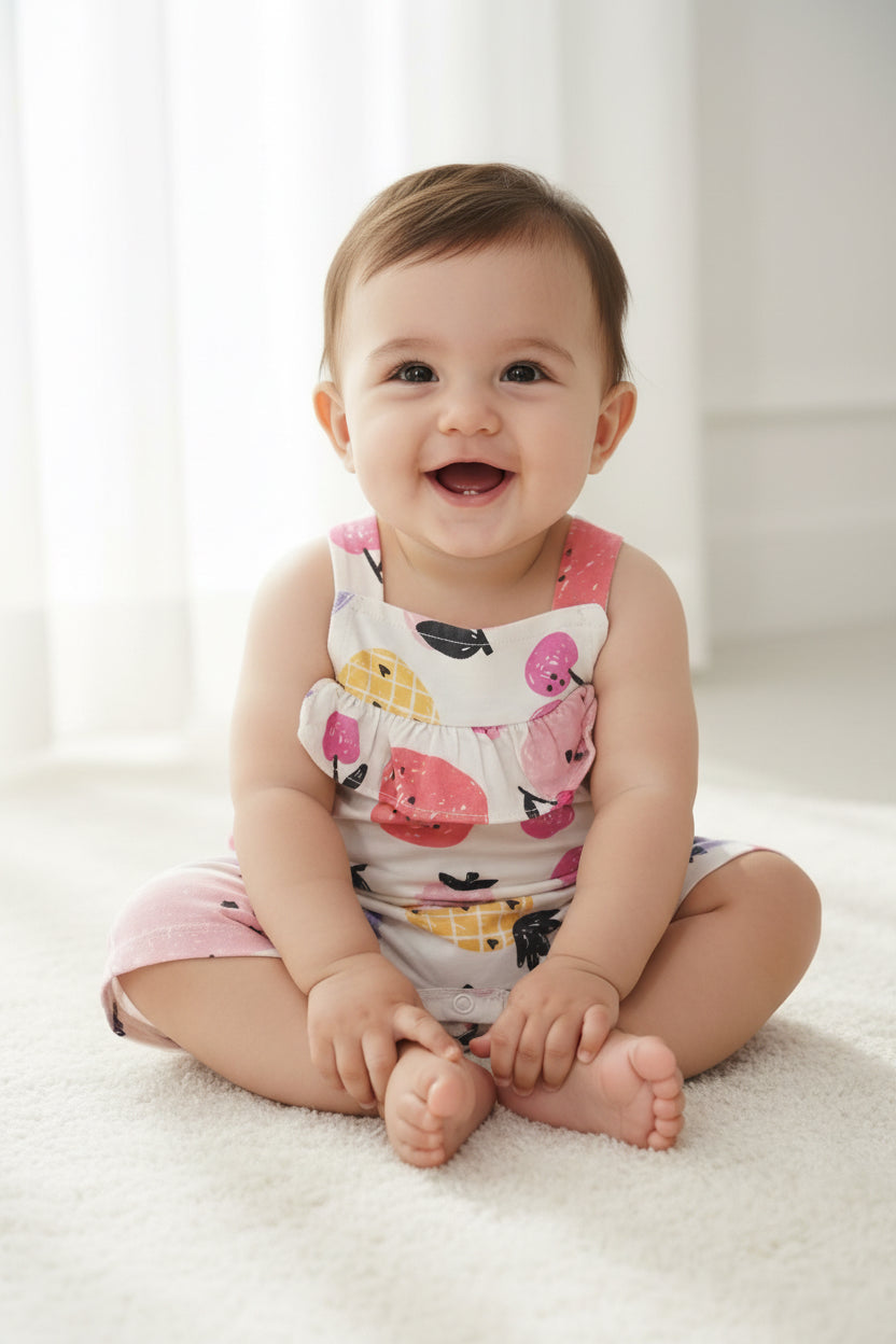 Fruit - Baby  half Jumpsuits